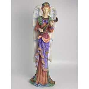 VINTAGE 1997 LENOX THE ANGELS OF LIFE COLLECTION THE ANGEL OF HARMONY 11.5"